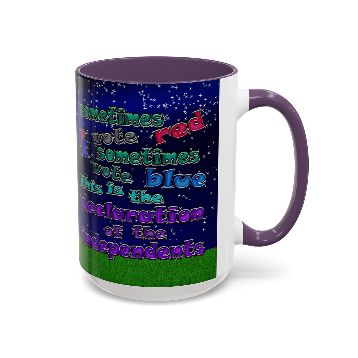declaration of the independents - Accent Mug ('snoops' background)