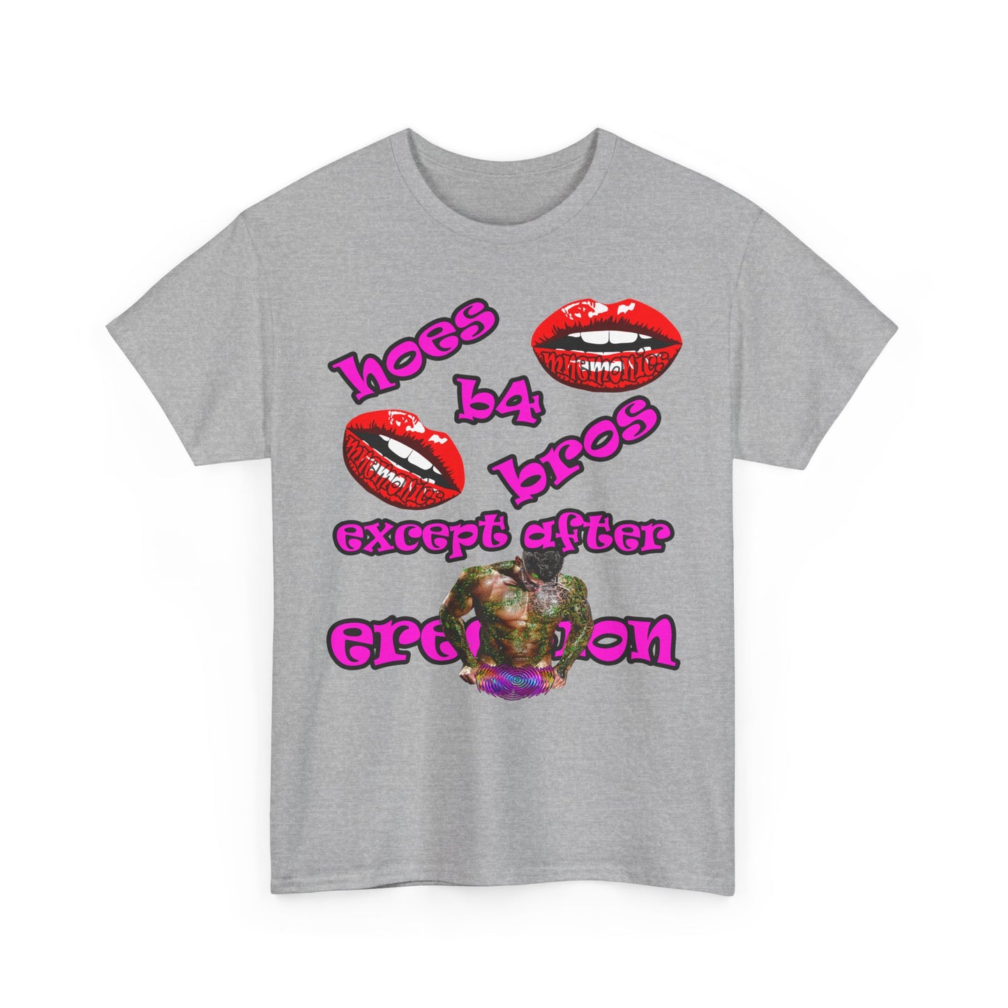 hoes b4 bros - Unisex Heavy Cotton Tee