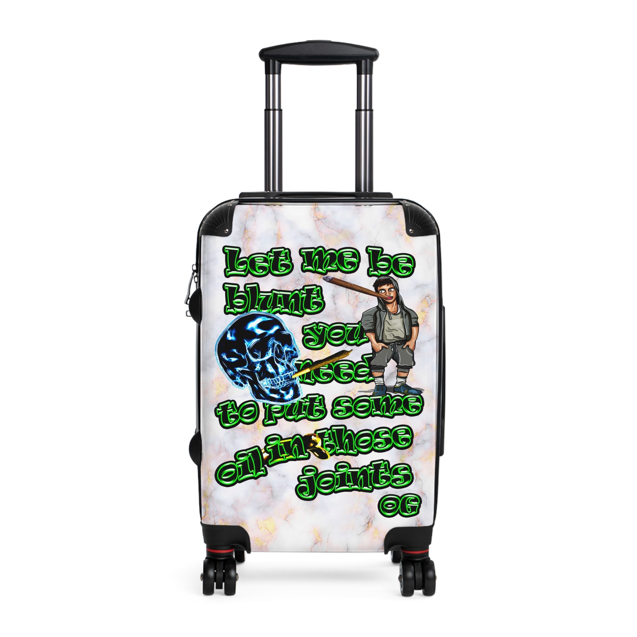 og - Suitcase (white marble)