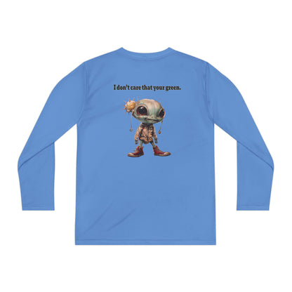 I don't care that your grey - Youth Long Sleeve Competitor Tee