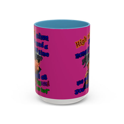 high noon - Accent Mug (pink)