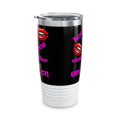 hoes b4 bros - Ringneck Tumbler, 20oz (black)
