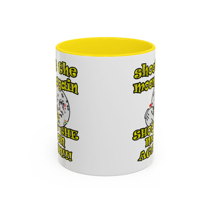 shoot the moon again - Accent Mug (white)
