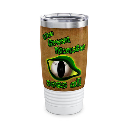 green monster - Ringneck Tumbler, 20oz (brown papyrus)
