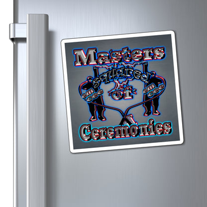 em cee squared - Magnets - (grey-light grey)