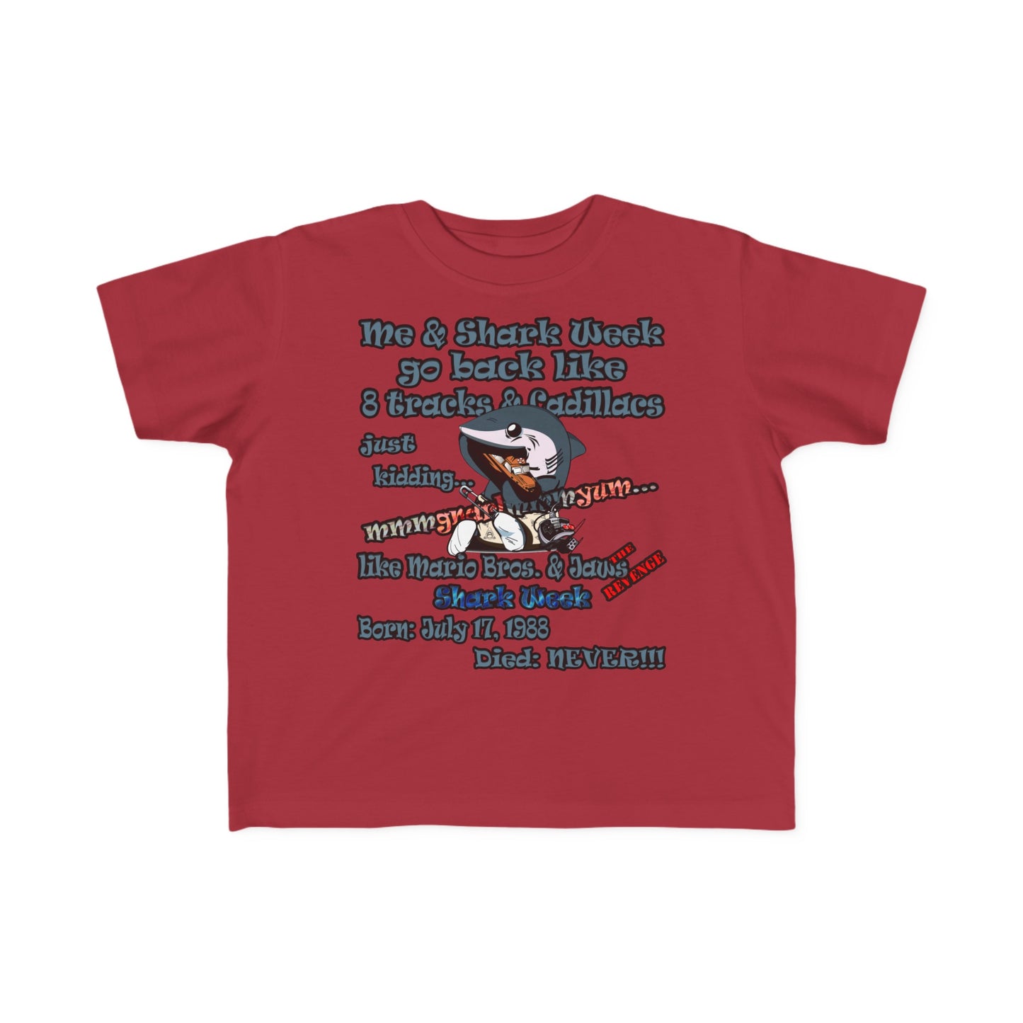 shark week - Toddler's Fine Jersey Tee