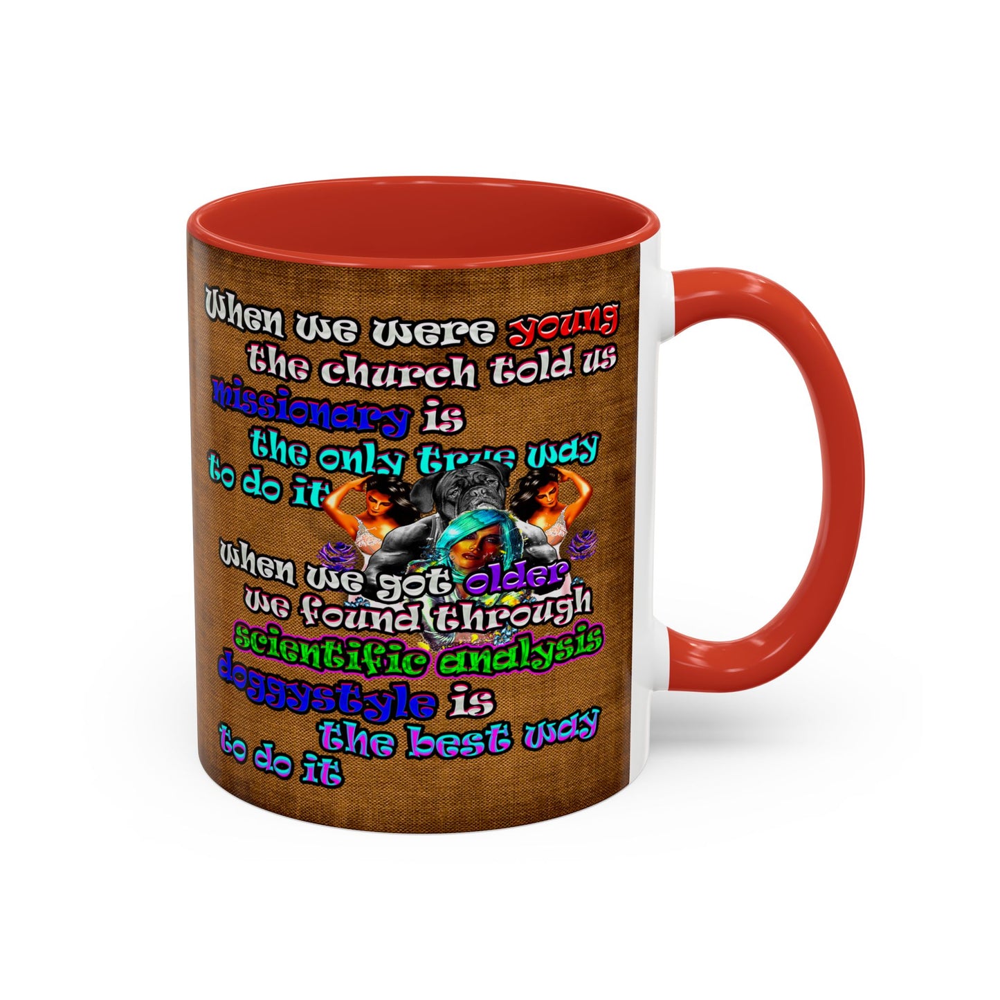 doggystyle - Accent Mug (brown papyrus)