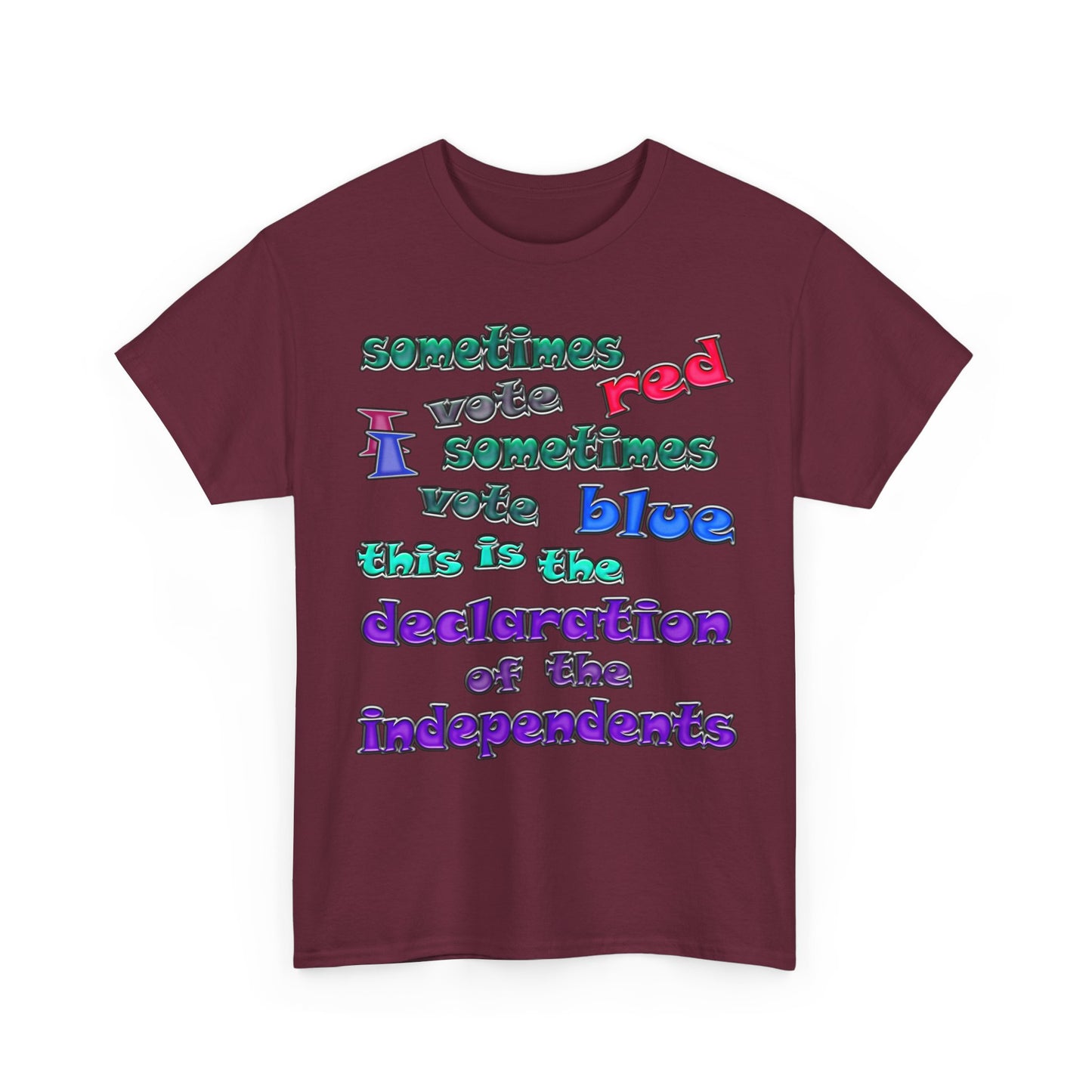 declaration of the independents - Unisex Heavy Cotton Tee
