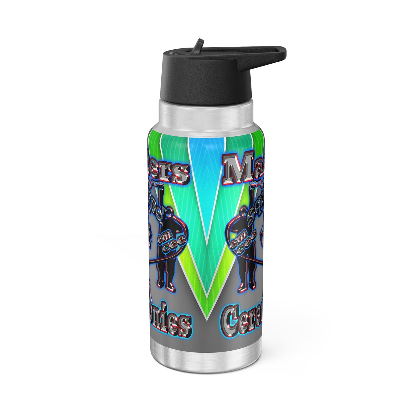 em cee squared - Gator Tumbler, 32oz (rainbow split)