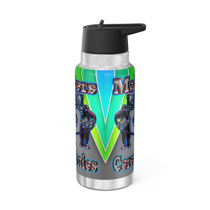 em cee squared - Gator Tumbler, 32oz (rainbow split)