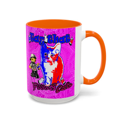 tag that - Accent Mug (pink swirl)