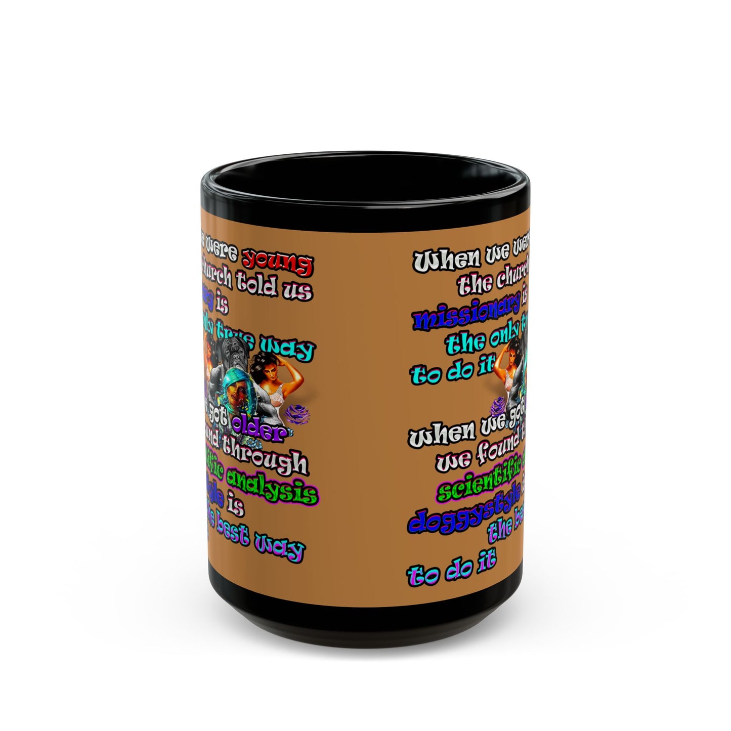 doggystyle - Black Mug (light brown)