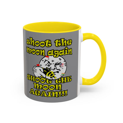 shoot the moon again - Accent Mug (grey)