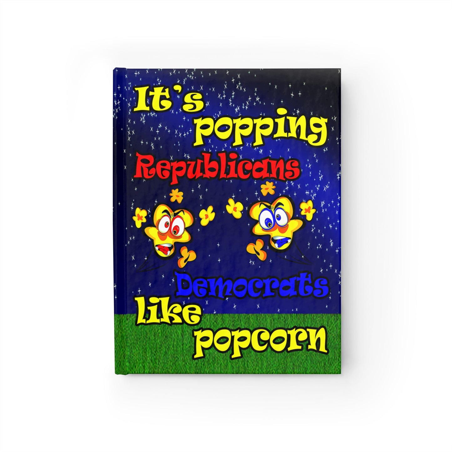 popping like popcorn - journal-lined ('snoops' background)