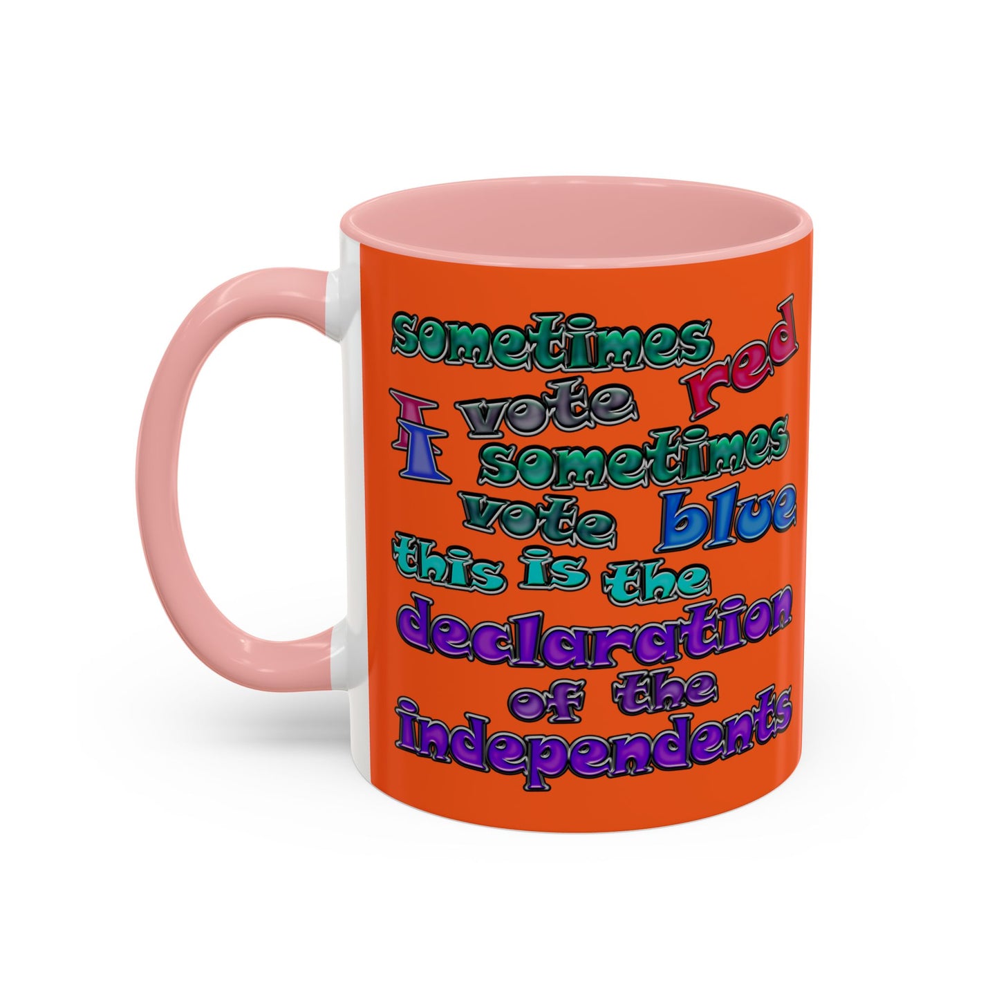 declaration of the independents - Accent Mug (orange)