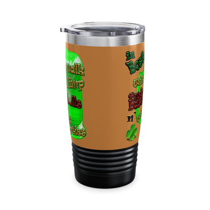 celtics logo - Ringneck Tumbler, 20oz (light brown)
