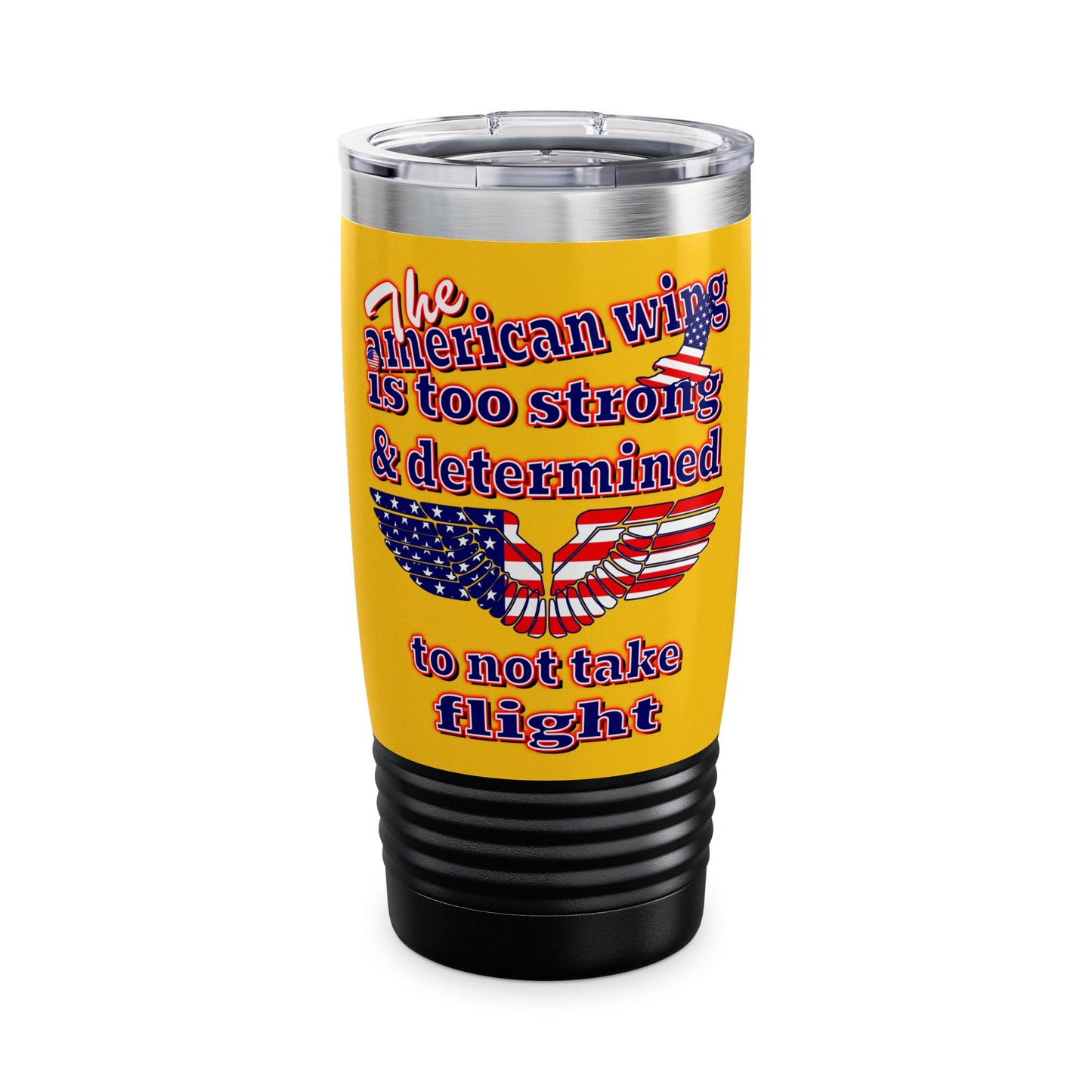 american wing - Ringneck Tumbler, 20oz (yellow)