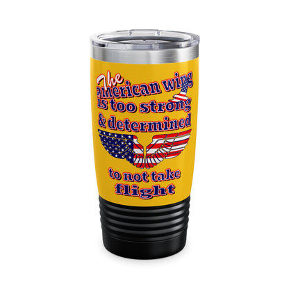 american wing - Ringneck Tumbler, 20oz (yellow)