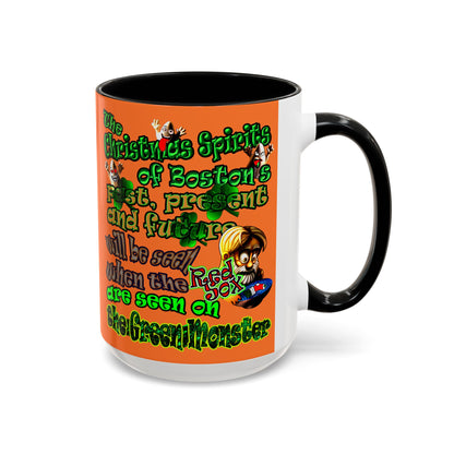 christmas spirits of boston - Accent Mug (crusta)