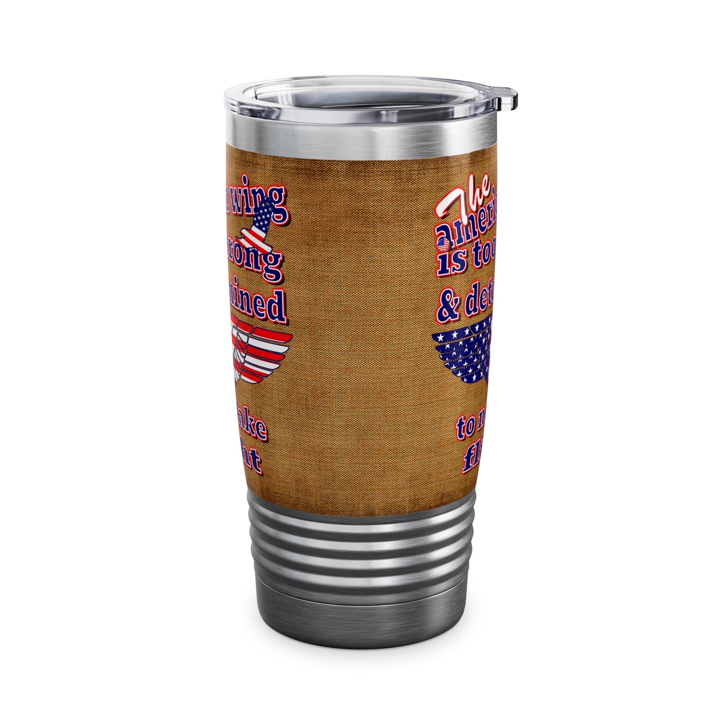 american wing - Ringneck Tumbler, 20oz (brown papyrus)