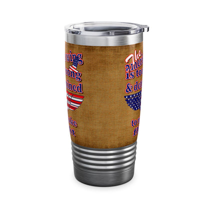 american wing - Ringneck Tumbler, 20oz (brown papyrus)
