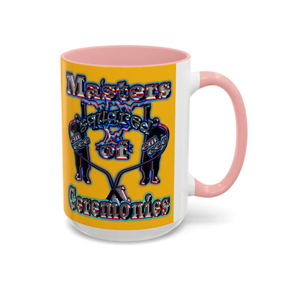 em cee squared - Accent Mug (yellow)