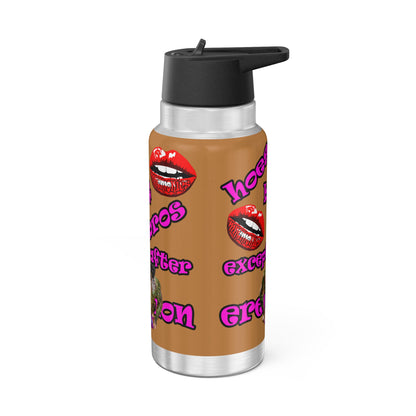 hoes b4 bros - Gator Tumbler, 32oz (light brown)