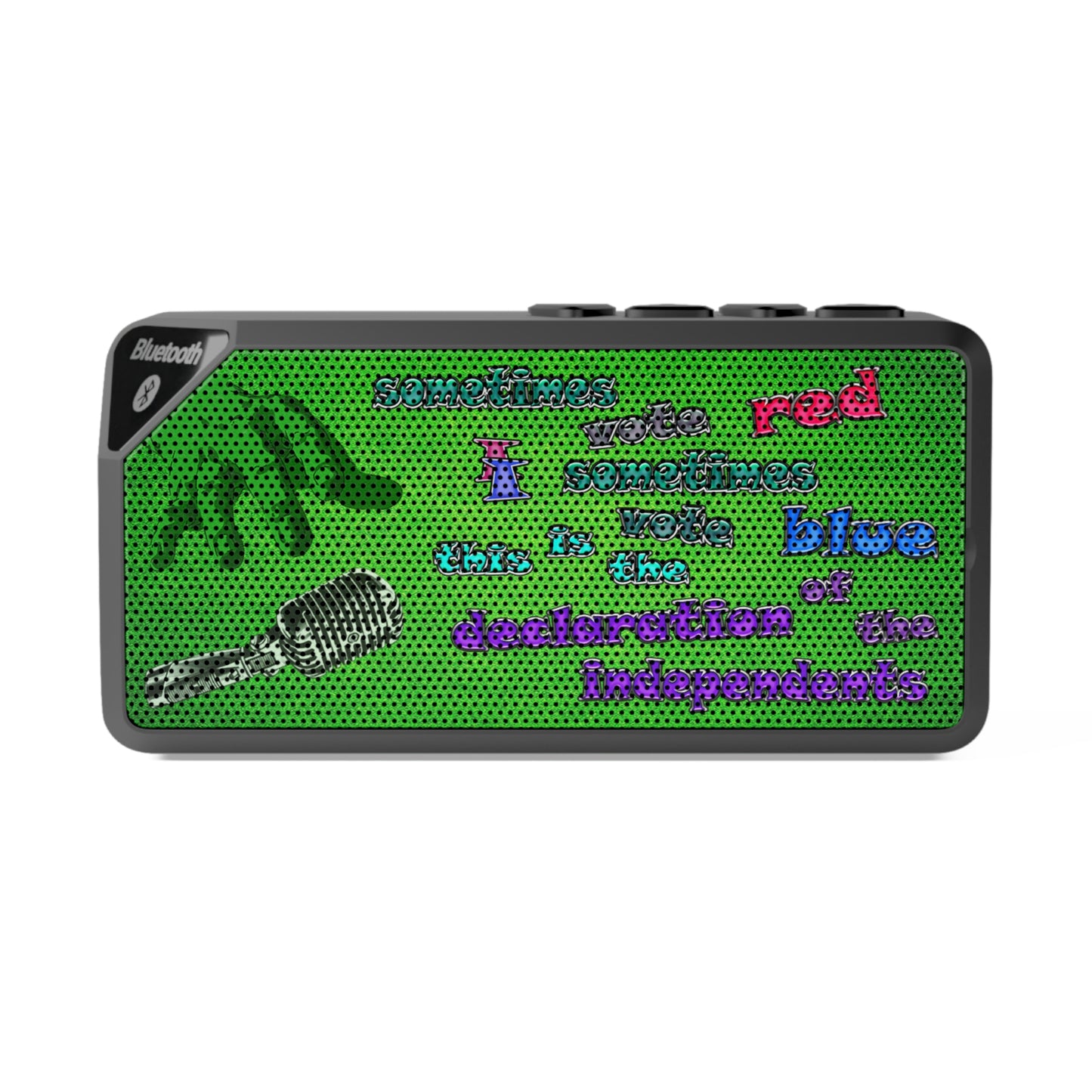 declaration of the independents - Jabba Bluetooth Speaker (green turf)