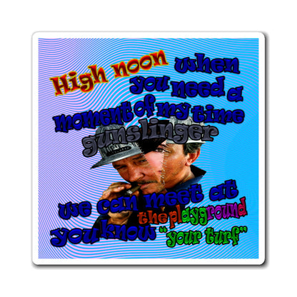 high noon - Magnets - (light blue-purple wave)