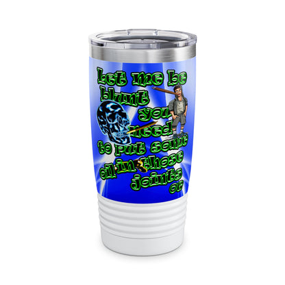 og - Ringneck Tumbler, 20oz (blue-white wave)