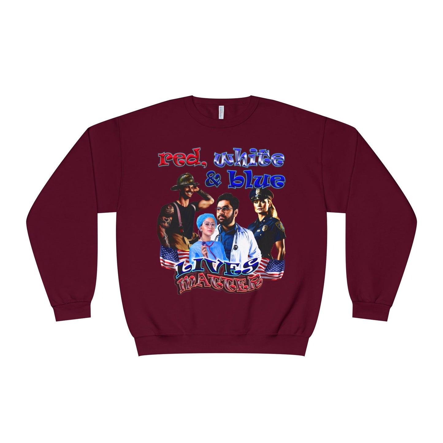 rw&b lives matter - Unisex NuBlend® Crewneck Sweatshirt