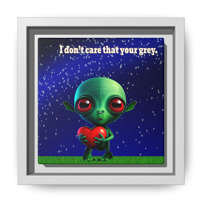 I don't care that your grey - framed canvas art ('snoops' background)