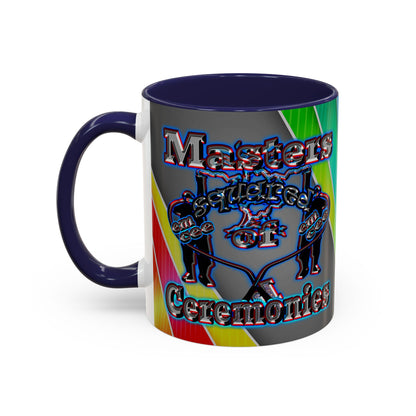 em cee squared - Accent Mug (rainbow split)