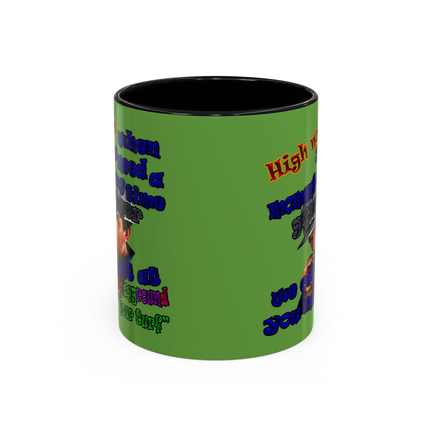 high noon - Accent Mug (green)