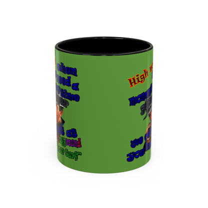 high noon - Accent Mug (green)