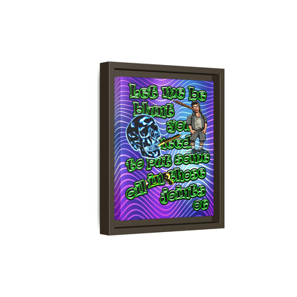 og - framed canvas art (purple wave)