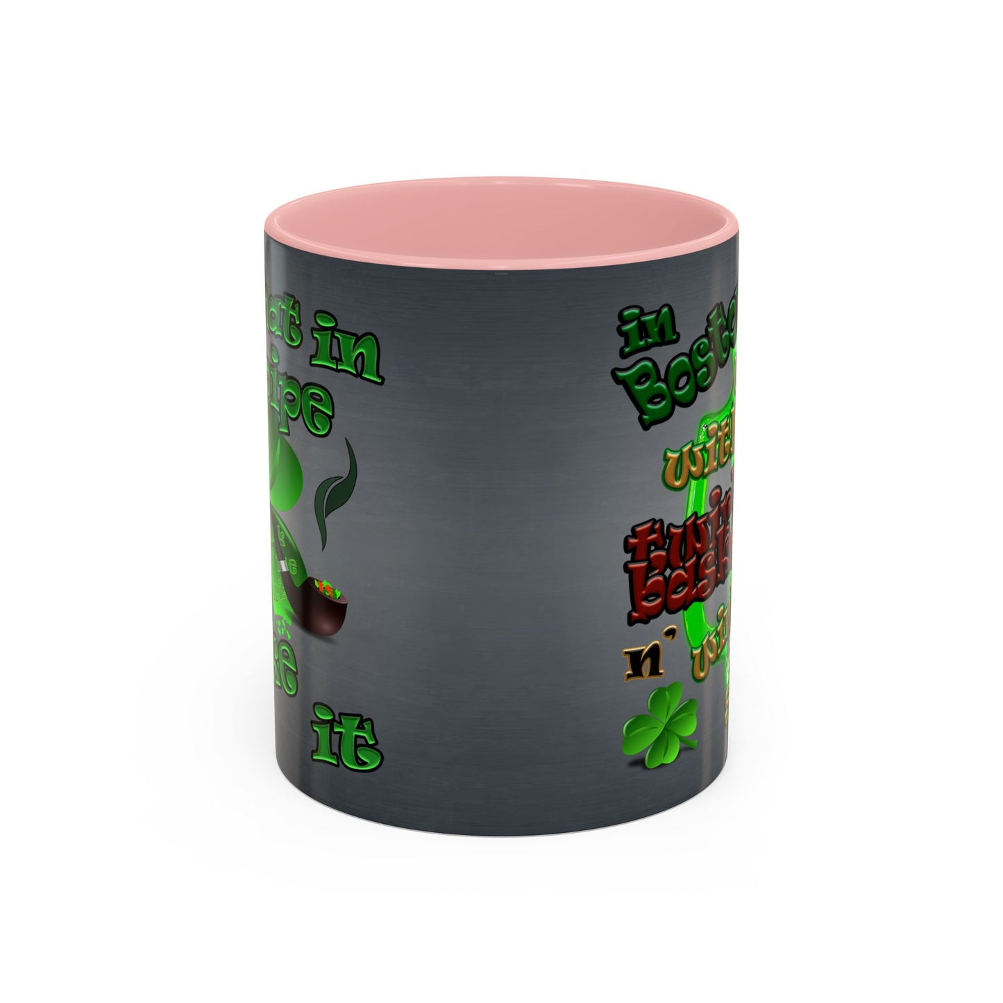 celtics logo - Accent Mug (grey-light grey)