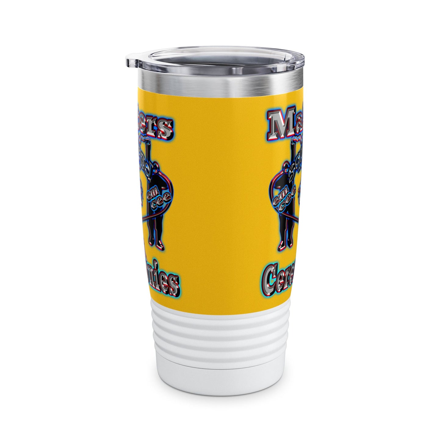 em cee squared - Ringneck Tumbler, 20oz (yellow)