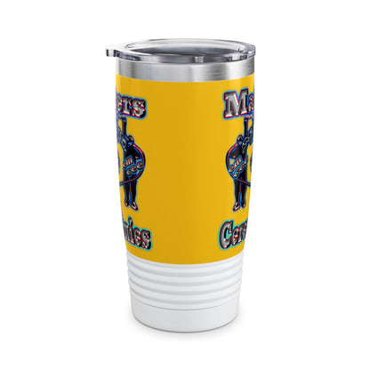 em cee squared - Ringneck Tumbler, 20oz (yellow)