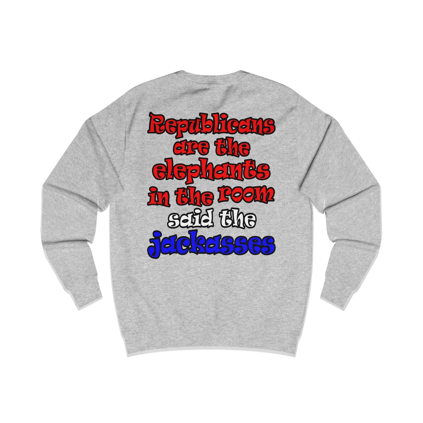 donkeys and elephants - Men's Sweatshirt