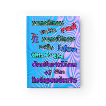 declaration of the independents - journal-blank (light blue-purple wave)