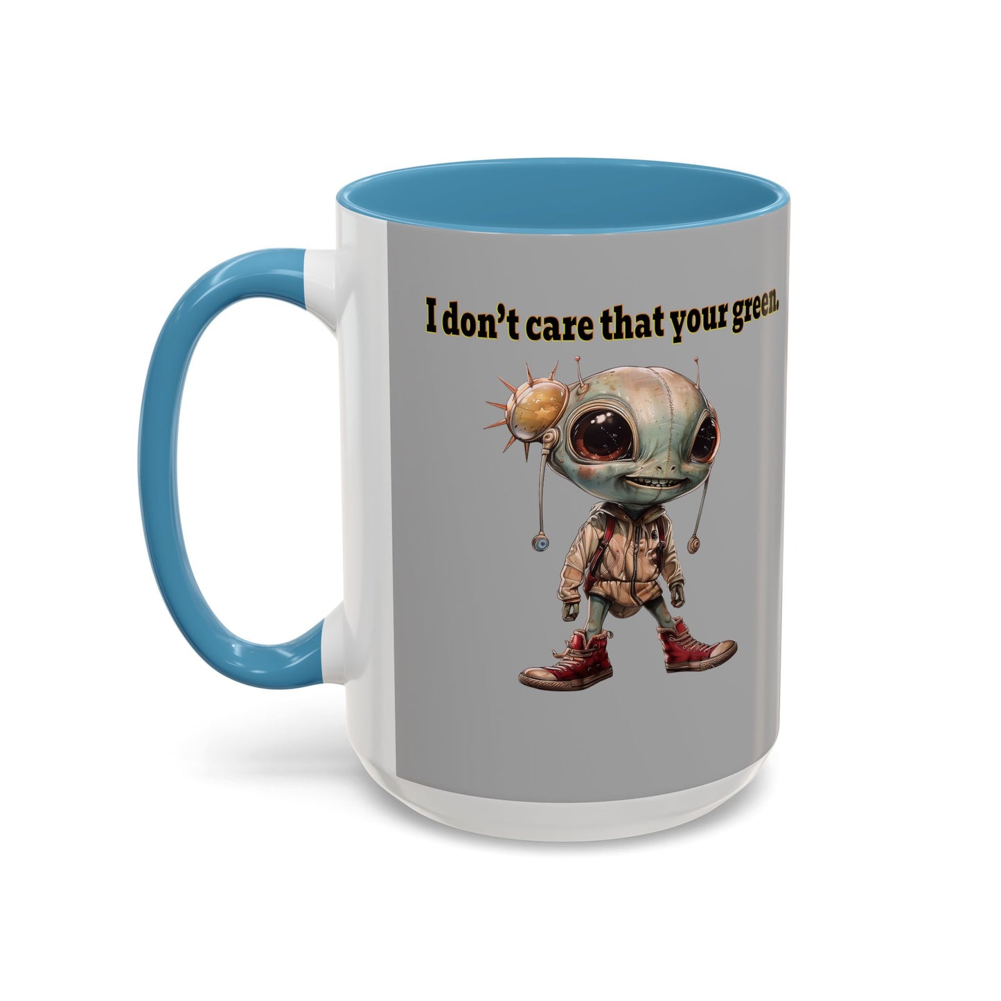 I don't care that your grey - Accent Mug (light grey)