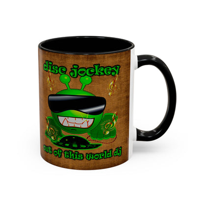 disc jockey - Accent Mug (brown papyrus)