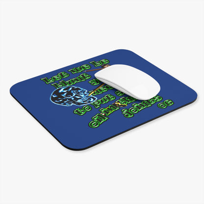 og - Mouse Pad (Rectangle) (dark blue)