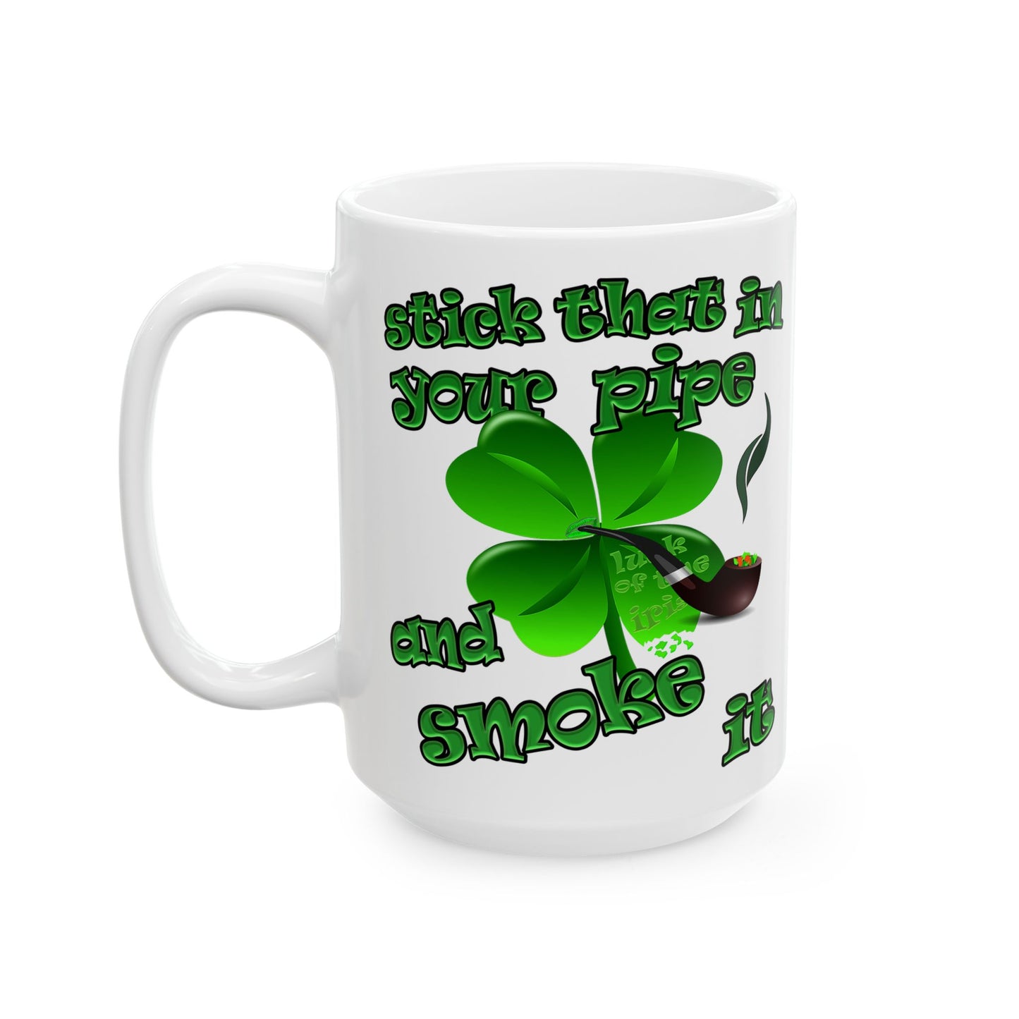 celtics logo - White Mug