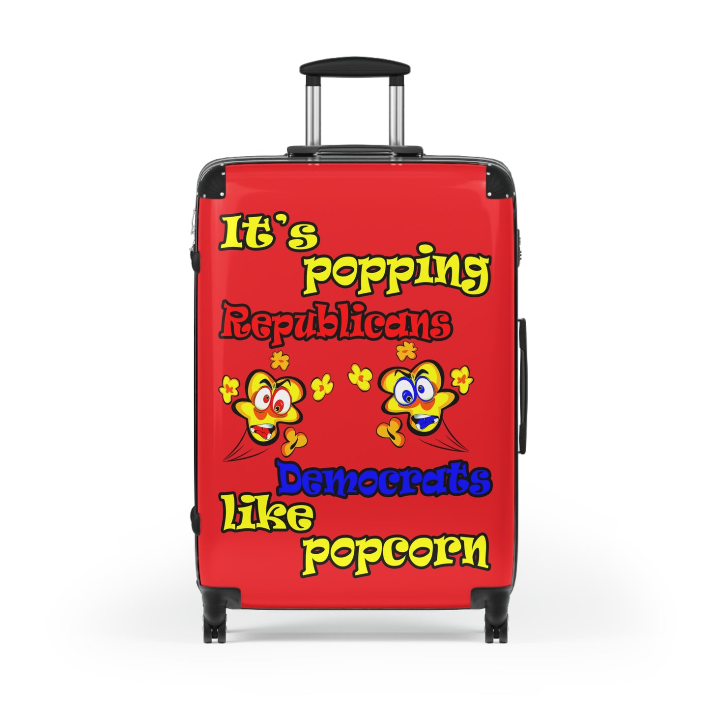 popping like popcorn - Suitcase (red)