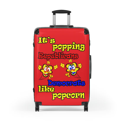 popping like popcorn - Suitcase (red)