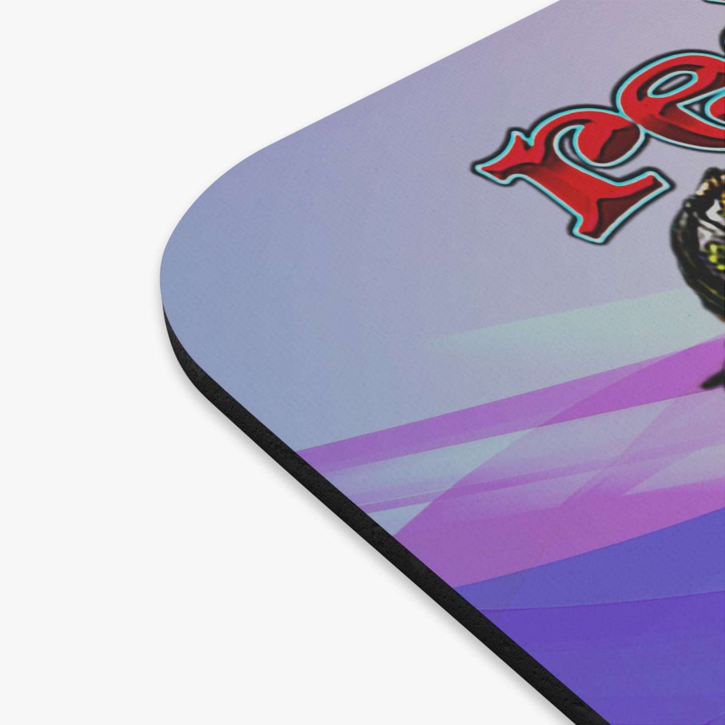 rw&b lives matter - Mouse Pad (Rectangle) (light blue-pink wave)