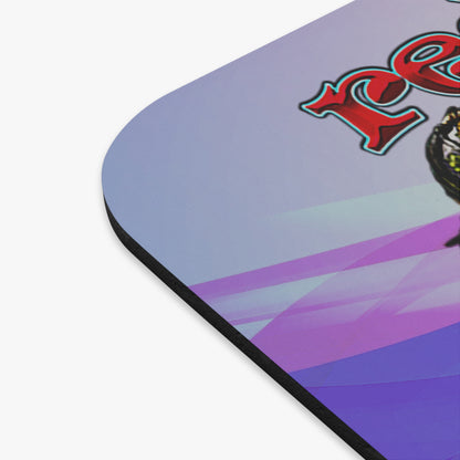 rw&b lives matter - Mouse Pad (Rectangle) (light blue-pink wave)