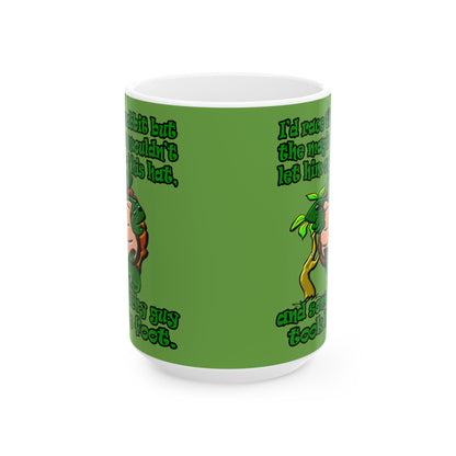 turtle race - White Mug (green)